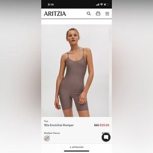 Aritzia Tna ‘90S ENCINITAS ROMPER